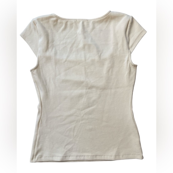 Lovers + Friends Buttercream Yellow Short Sleeve Tee - Picture 2 of 4